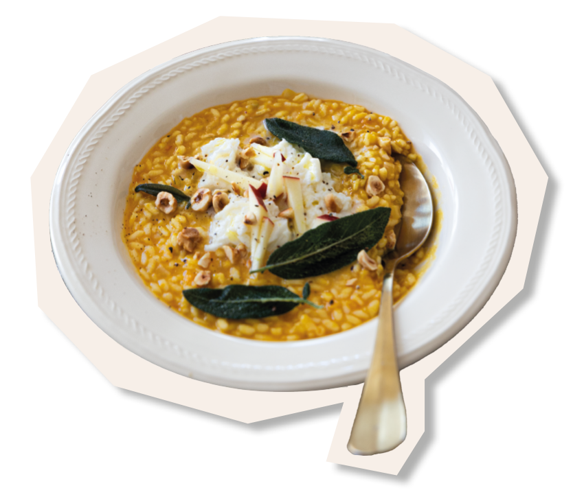 Rizoto z pečené dýně