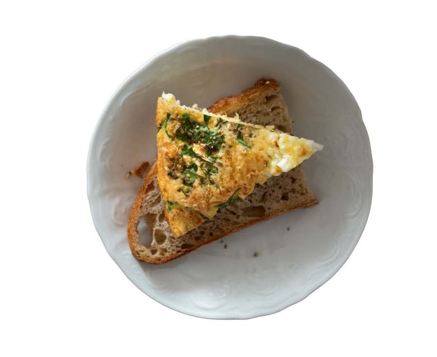 Šťavnatá jarní frittata